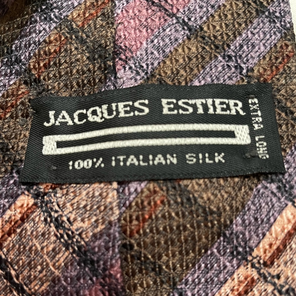 Jacques Estier cling Silk Necktie